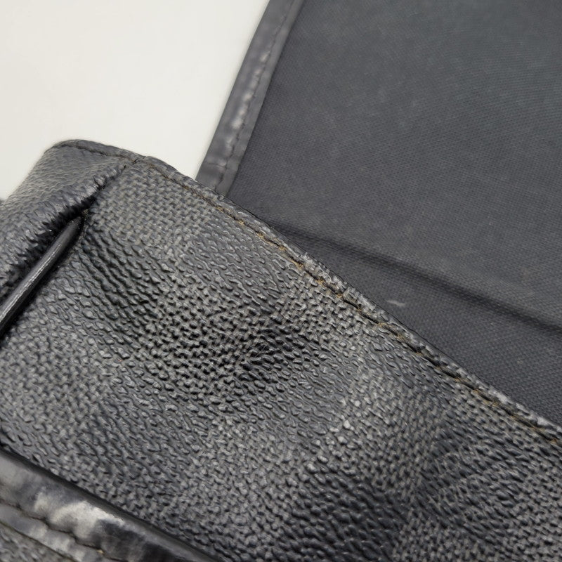 【現状渡し品】【メンズ/レディース】 LOUIS VUITTON ルイ・ヴィトン N58029 ダミエ グラフィット ダニエル MM ショルダーバッグ カバン 鞄 179-260826-ay-04-izu カラー：ブラック 万代Net店