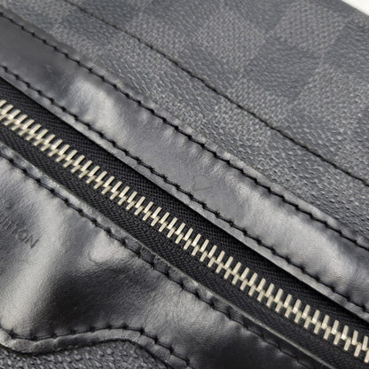 【現状渡し品】【メンズ/レディース】 LOUIS VUITTON ルイ・ヴィトン N58029 ダミエ グラフィット ダニエル MM ショルダーバッグ カバン 鞄 179-260826-ay-04-izu カラー：ブラック 万代Net店