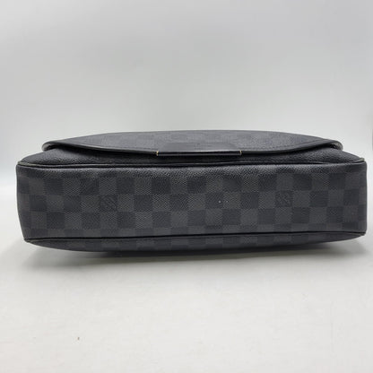 【現状渡し品】【メンズ/レディース】 LOUIS VUITTON ルイ・ヴィトン N58029 ダミエ グラフィット ダニエル MM ショルダーバッグ カバン 鞄 179-260826-ay-04-izu カラー：ブラック 万代Net店