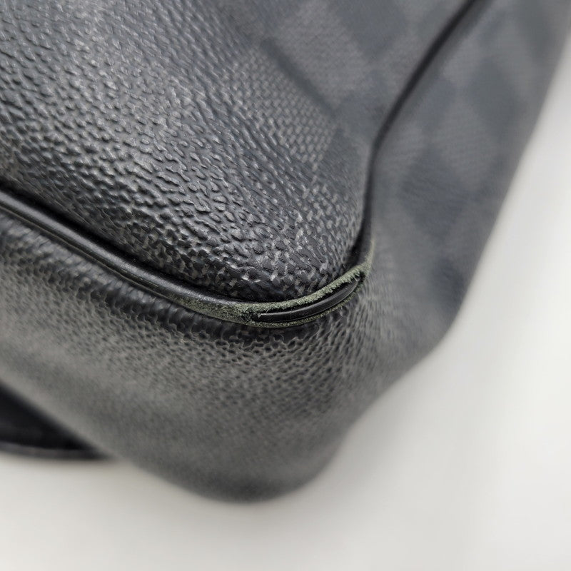 【現状渡し品】【メンズ/レディース】 LOUIS VUITTON ルイ・ヴィトン N58029 ダミエ グラフィット ダニエル MM ショルダーバッグ カバン 鞄 179-260826-ay-04-izu カラー：ブラック 万代Net店