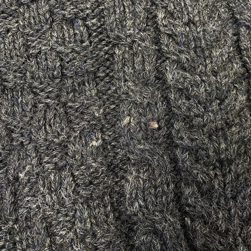 【中古品】【メンズ】 L.L.BEAN エルエルビーン FFR4 WOOL ARAN KNIT CARDIGAN ウール アラン ニット カーディガン トップス 146-260827-yn-15-izu サイズ：XXL-REG カラー：グレー 万代Net店
