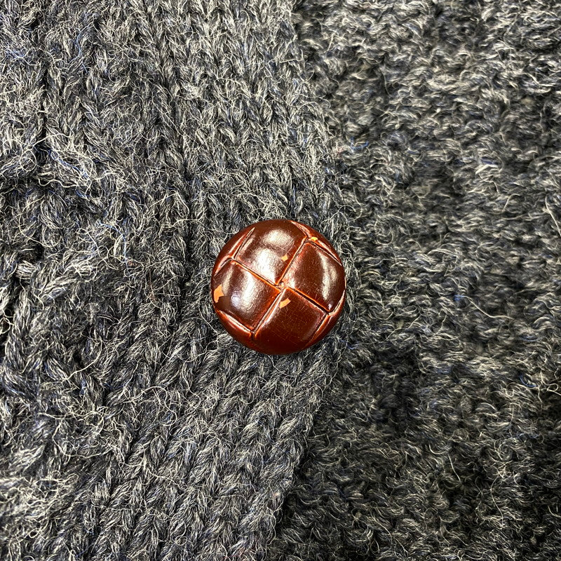 【中古品】【メンズ】 L.L.BEAN エルエルビーン FFR4 WOOL ARAN KNIT CARDIGAN ウール アラン ニット カーディガン トップス 146-260827-yn-15-izu サイズ：XXL-REG カラー：グレー 万代Net店