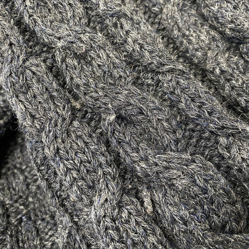 【中古品】【メンズ】 L.L.BEAN エルエルビーン FFR4 WOOL ARAN KNIT CARDIGAN ウール アラン ニット カーディガン トップス 146-260827-yn-15-izu サイズ：XXL-REG カラー：グレー 万代Net店
