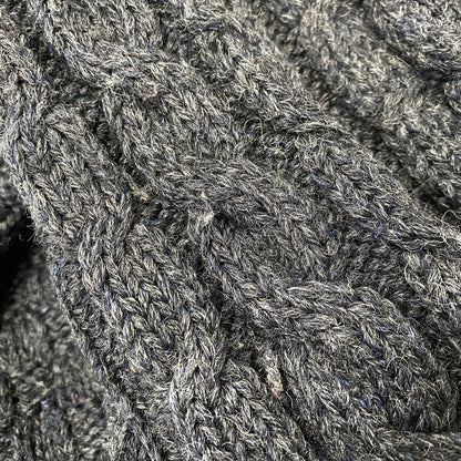 【中古品】【メンズ】 L.L.BEAN エルエルビーン FFR4 WOOL ARAN KNIT CARDIGAN ウール アラン ニット カーディガン トップス 146-260827-yn-15-izu サイズ：XXL-REG カラー：グレー 万代Net店