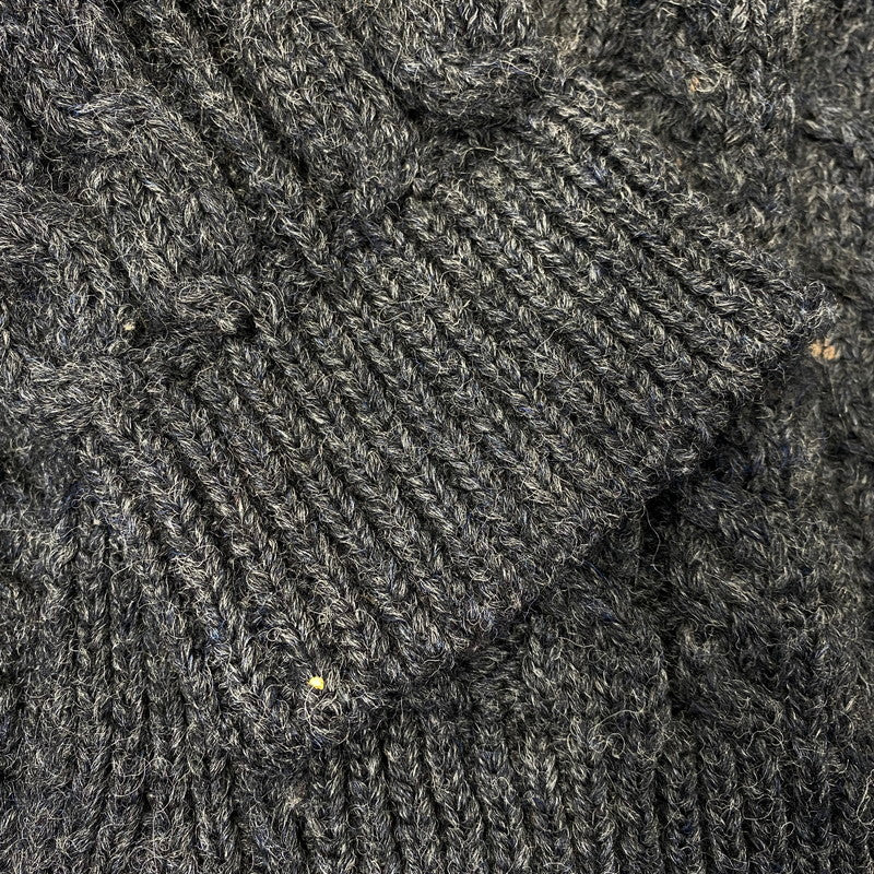 【中古品】【メンズ】 L.L.BEAN エルエルビーン FFR4 WOOL ARAN KNIT CARDIGAN ウール アラン ニット カーディガン トップス 146-260827-yn-15-izu サイズ：XXL-REG カラー：グレー 万代Net店