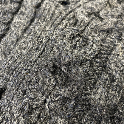 【中古品】【メンズ】 L.L.BEAN エルエルビーン FFR4 WOOL ARAN KNIT CARDIGAN ウール アラン ニット カーディガン トップス 146-260827-yn-15-izu サイズ：XXL-REG カラー：グレー 万代Net店