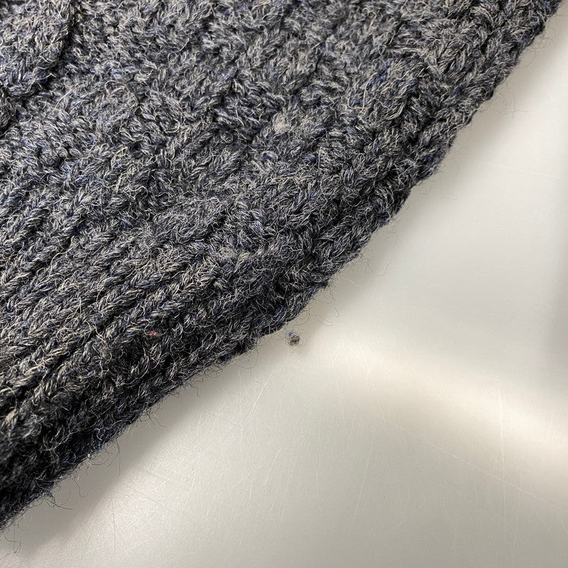 【中古品】【メンズ】 L.L.BEAN エルエルビーン FFR4 WOOL ARAN KNIT CARDIGAN ウール アラン ニット カーディガン トップス 146-260827-yn-15-izu サイズ：XXL-REG カラー：グレー 万代Net店