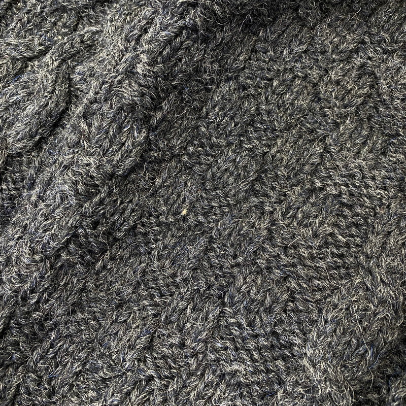 【中古品】【メンズ】 L.L.BEAN エルエルビーン FFR4 WOOL ARAN KNIT CARDIGAN ウール アラン ニット カーディガン トップス 146-260827-yn-15-izu サイズ：XXL-REG カラー：グレー 万代Net店