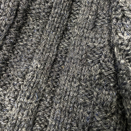 【中古品】【メンズ】 L.L.BEAN エルエルビーン FFR4 WOOL ARAN KNIT CARDIGAN ウール アラン ニット カーディガン トップス 146-260827-yn-15-izu サイズ：XXL-REG カラー：グレー 万代Net店