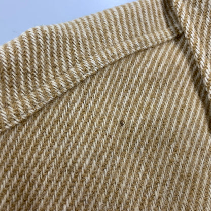 【中古品】【メンズ】 L.L.Bean エルエルビーン WOOL L/S SHIRT ウール ロングスリーブ シャツ 長袖 USA製 146-260903-as-38-izu サイズ：L カラー：ベージュ 万代Net店