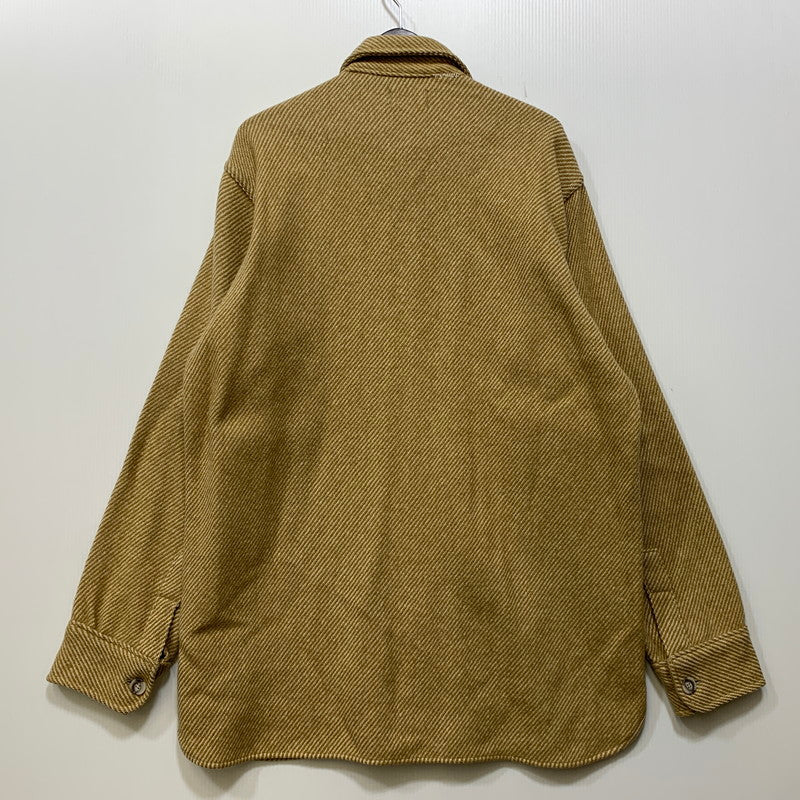 【中古品】【メンズ】 L.L.Bean エルエルビーン WOOL L/S SHIRT ウール ロングスリーブ シャツ 長袖 USA製 146-260903-as-38-izu サイズ：L カラー：ベージュ 万代Net店