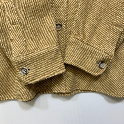 【中古品】【メンズ】 L.L.Bean エルエルビーン WOOL L/S SHIRT ウール ロングスリーブ シャツ 長袖 USA製 146-260903-as-38-izu サイズ：L カラー：ベージュ 万代Net店