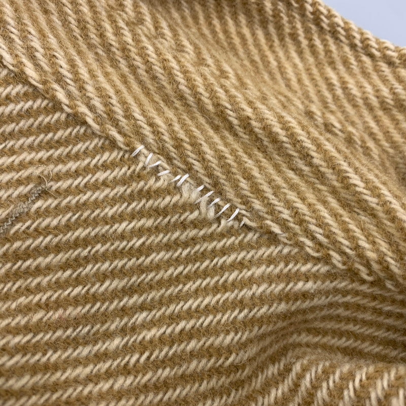 【中古品】【メンズ】 L.L.Bean エルエルビーン WOOL L/S SHIRT ウール ロングスリーブ シャツ 長袖 USA製 146-260903-as-38-izu サイズ：L カラー：ベージュ 万代Net店