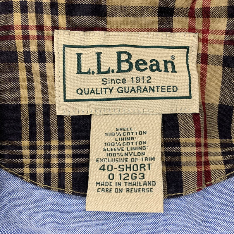 【中古品】【メンズ】 L.L.Bean エルエルビーン CHECK TAILORED JACKET 12G3 チェック テーラードジャケット 146-260903-as-39-izu サイズ：40-SHORT カラー：マルチカラー 万代Net店