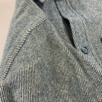 【中古品】【メンズ】 L.L.Bean エルエルビーン WOOL L/S SHIRT 1643 ウール ロングスリーブ シャツ 長袖 USA製 146-260903-as-37-izu サイズ：L カラー：ブルー 万代Net店