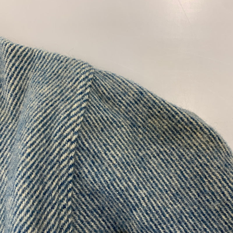 【中古品】【メンズ】 L.L.Bean エルエルビーン WOOL L/S SHIRT 1643 ウール ロングスリーブ シャツ 長袖 USA製 146-260903-as-37-izu サイズ：L カラー：ブルー 万代Net店
