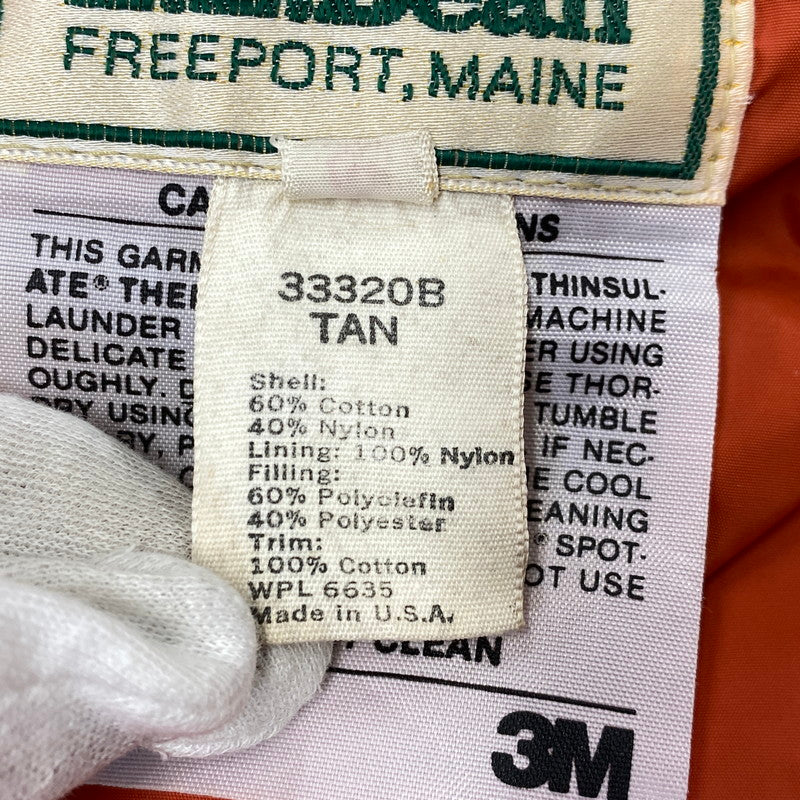 【現状渡し品】【メンズ】 L.L.BEAN エルエルビーン 33320B USA製 70-80S PATHFINDER JACKET パスファインダー ジャケット アウター 146-260827-yn-18-izu サイズ：M カラー：ベージュ系 万代Net店