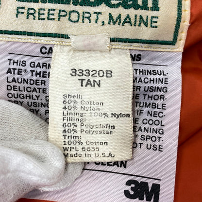 【現状渡し品】【メンズ】 L.L.BEAN エルエルビーン 33320B USA製 70-80S PATHFINDER JACKET パスファインダー ジャケット アウター 146-260827-yn-18-izu サイズ：M カラー：ベージュ系 万代Net店