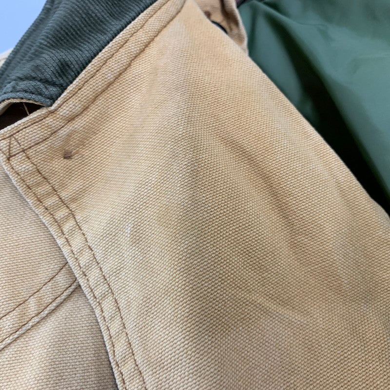【中古品】【メンズ】 L.L.BEAN エルエルビーン H148 USA製 70-80S CORDUROY COLLAR DUCK HUNTING JACKET コーデュロイ カラー ダック ハンティング ジャケット アウター 146-260827-cs-23-izu サイズ：XL カラー：ベージュ 万代Net店