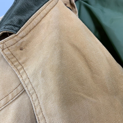 【中古品】【メンズ】 L.L.BEAN エルエルビーン H148 USA製 70-80S CORDUROY COLLAR DUCK HUNTING JACKET コーデュロイ カラー ダック ハンティング ジャケット アウター 146-260827-cs-23-izu サイズ：XL カラー：ベージュ 万代Net店