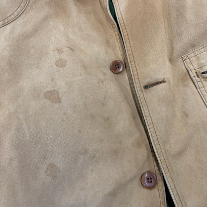 【中古品】【メンズ】 L.L.BEAN エルエルビーン H148 USA製 70-80S CORDUROY COLLAR DUCK HUNTING JACKET コーデュロイ カラー ダック ハンティング ジャケット アウター 146-260827-cs-23-izu サイズ：XL カラー：ベージュ 万代Net店