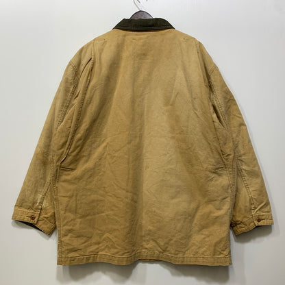 【中古品】【メンズ】 L.L.BEAN エルエルビーン H148 USA製 70-80S CORDUROY COLLAR DUCK HUNTING JACKET コーデュロイ カラー ダック ハンティング ジャケット アウター 146-260827-cs-23-izu サイズ：XL カラー：ベージュ 万代Net店