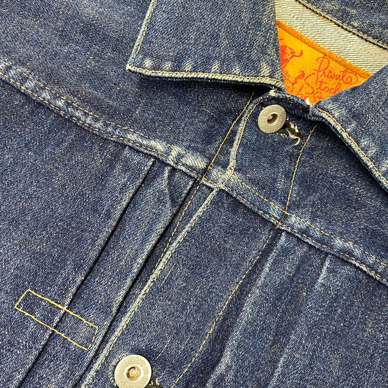 【中古品】【メンズ】 EVISU エヴィス 初期 水牛タグ 大戦モデル 90S DENIM JACKET デニム ジャケット アウター 145-260827-yn-14-izu サイズ：不明 カラー：インディゴ 万代Net店