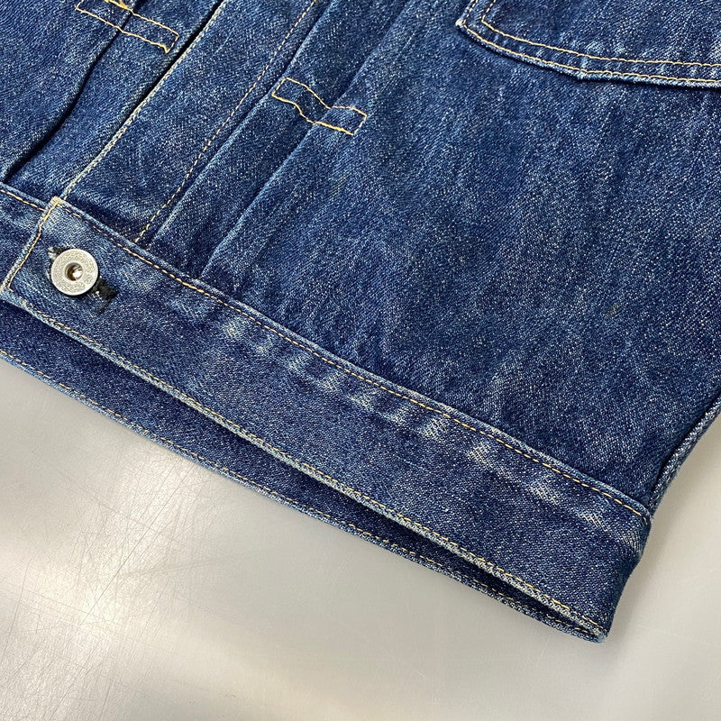 【中古品】【メンズ】 EVISU エヴィス 初期 水牛タグ 大戦モデル 90S DENIM JACKET デニム ジャケット アウター 145-260827-yn-14-izu サイズ：不明 カラー：インディゴ 万代Net店
