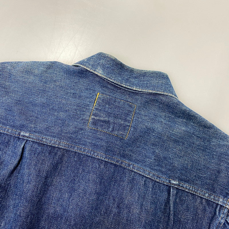 【中古品】【メンズ】 EVISU エヴィス 初期 水牛タグ 大戦モデル 90S DENIM JACKET デニム ジャケット アウター 145-260827-yn-14-izu サイズ：不明 カラー：インディゴ 万代Net店