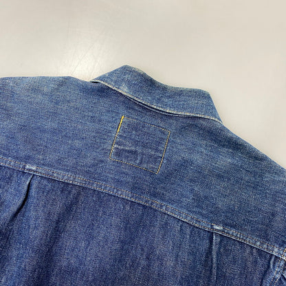 【中古品】【メンズ】 EVISU エヴィス 初期 水牛タグ 大戦モデル 90S DENIM JACKET デニム ジャケット アウター 145-260827-yn-14-izu サイズ：不明 カラー：インディゴ 万代Net店