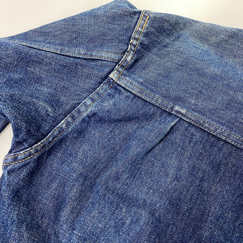 【中古品】【メンズ】 EVISU エヴィス 初期 水牛タグ 大戦モデル 90S DENIM JACKET デニム ジャケット アウター 145-260827-yn-14-izu サイズ：不明 カラー：インディゴ 万代Net店