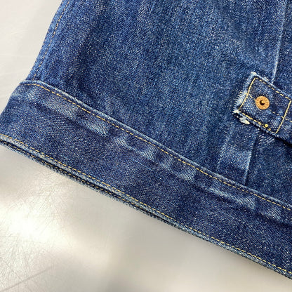 【中古品】【メンズ】 EVISU エヴィス 初期 水牛タグ 大戦モデル 90S DENIM JACKET デニム ジャケット アウター 145-260827-yn-14-izu サイズ：不明 カラー：インディゴ 万代Net店