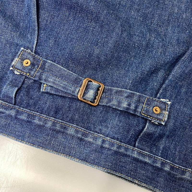 【中古品】【メンズ】 EVISU エヴィス 初期 水牛タグ 大戦モデル 90S DENIM JACKET デニム ジャケット アウター 145-260827-yn-14-izu サイズ：不明 カラー：インディゴ 万代Net店