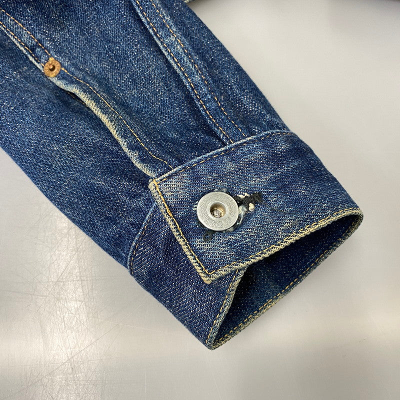 【中古品】【メンズ】 EVISU エヴィス 初期 水牛タグ 大戦モデル 90S DENIM JACKET デニム ジャケット アウター 145-260827-yn-14-izu サイズ：不明 カラー：インディゴ 万代Net店