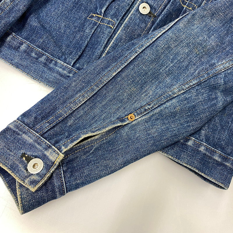 【中古品】【メンズ】 EVISU エヴィス 初期 水牛タグ 大戦モデル 90S DENIM JACKET デニム ジャケット アウター 145-260827-yn-14-izu サイズ：不明 カラー：インディゴ 万代Net店