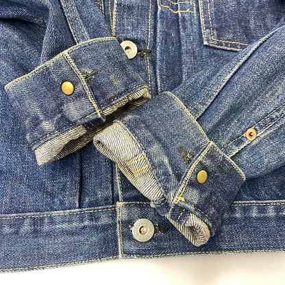 【中古品】【メンズ】 EVISU エヴィス 初期 水牛タグ 大戦モデル 90S DENIM JACKET デニム ジャケット アウター 145-260827-yn-14-izu サイズ：不明 カラー：インディゴ 万代Net店