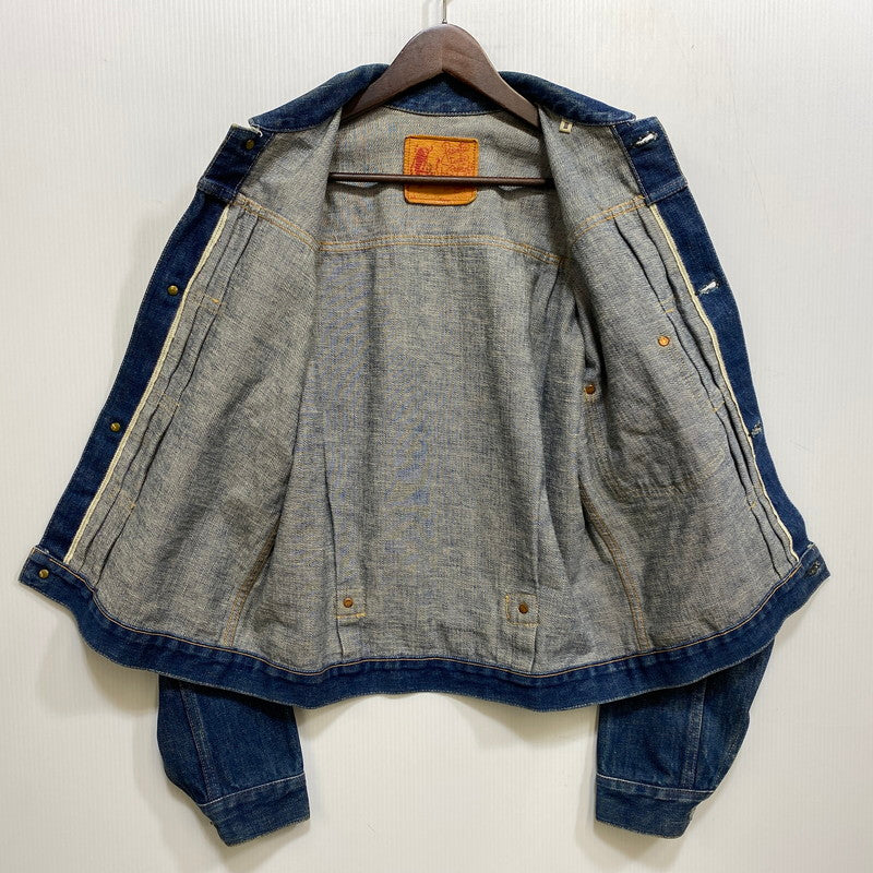 【中古品】【メンズ】 EVISU エヴィス 初期 水牛タグ 大戦モデル 90S DENIM JACKET デニム ジャケット アウター 145-260827-yn-14-izu サイズ：不明 カラー：インディゴ 万代Net店
