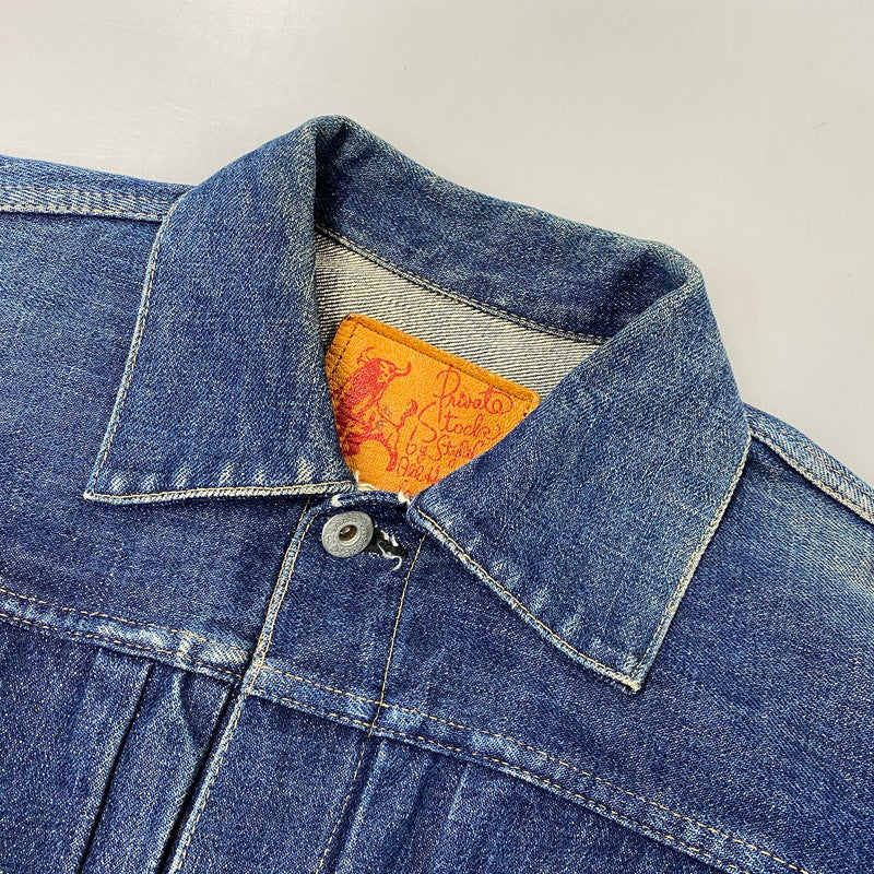 【中古品】【メンズ】 EVISU エヴィス 初期 水牛タグ 大戦モデル 90S DENIM JACKET デニム ジャケット アウター 145-260827-yn-14-izu サイズ：不明 カラー：インディゴ 万代Net店