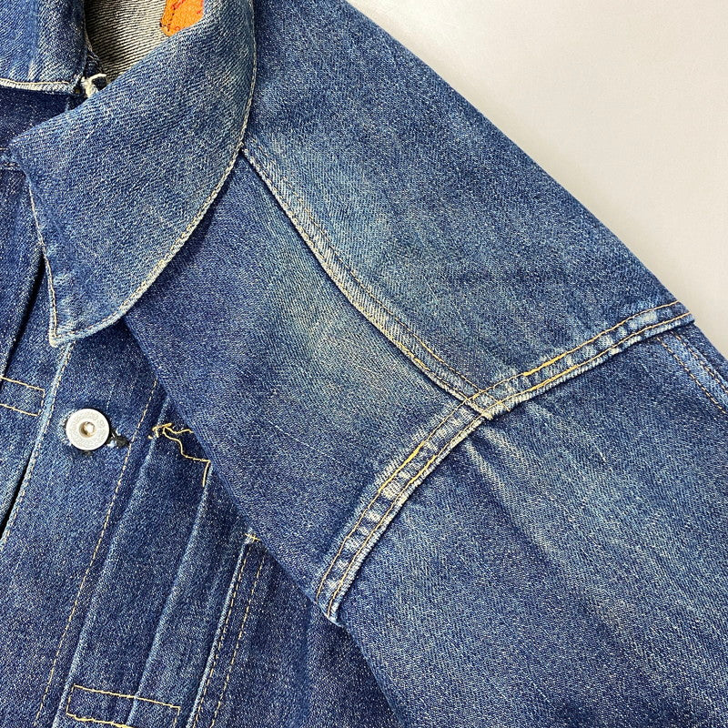 【中古品】【メンズ】 EVISU エヴィス 初期 水牛タグ 大戦モデル 90S DENIM JACKET デニム ジャケット アウター 145-260827-yn-14-izu サイズ：不明 カラー：インディゴ 万代Net店