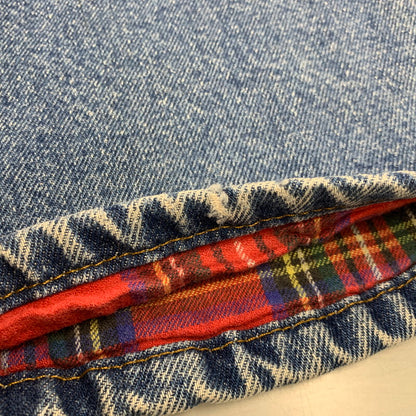 【中古品】【メンズ】 L.L.BEAN エルエルビーン FLANNEL LINER DENIM PANTS フランネルライナー デニムパンツ USA製 ジーンズ ズボン ボトムス 157-260826-ay-16-izu サイズ：32×29 カラー：インディゴ 万代Net店