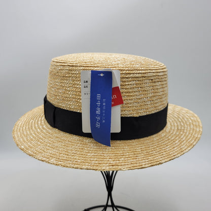 【中古品】【メンズ】 田中帽子店 UK-H047 麦わら帽子 帽子 185-260831-cs-17-izu サイズ：61cm カラー：ナチュラル 万代Net店