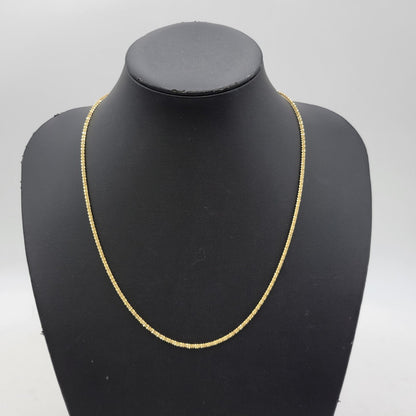 【中古品】【レディース】 AVALANCHE アヴァランチ 10KT TWISTED SPARKLE NECKLACE ツイストスパークルネックレス アクセサリー 192-260826-ay-09-izu カラー：ゴールド 万代Net店