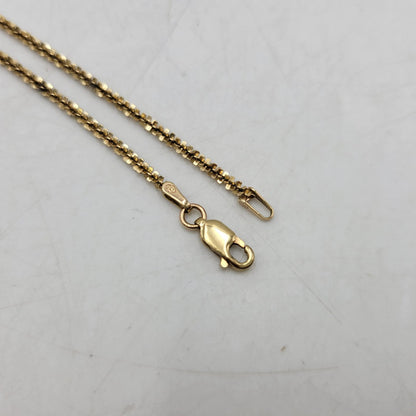 【中古品】【レディース】 AVALANCHE アヴァランチ 10KT TWISTED SPARKLE NECKLACE ツイストスパークルネックレス アクセサリー 192-260826-ay-09-izu カラー：ゴールド 万代Net店