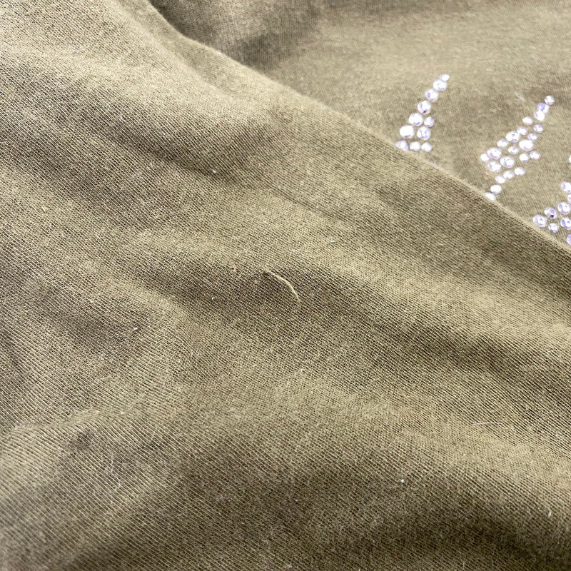 【中古品】【レディース】 HYSTERIC GLAMOUR ヒステリックグラマー 01253CL06 SKELETON HANDS チビTシャツ トップス 長袖 168-260914-cs-14-izu サイズ：FREE カラー：カーキ 万代Net店