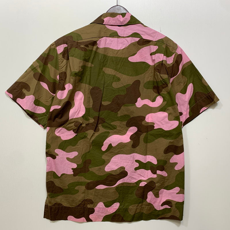 【中古品】【メンズ】 MONCLER モンクレール F10912F70500 19SS CAMICIA SHIRTS カミーチャ シャツ 半袖 トップス 141-260827-yn-02-izu サイズ：S カラー：マルチ 万代Net店