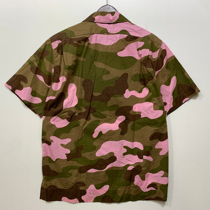 【中古品】【メンズ】 MONCLER モンクレール F10912F70500 19SS CAMICIA SHIRTS カミーチャ シャツ 半袖 トップス 141-260827-yn-02-izu サイズ：S カラー：マルチ 万代Net店