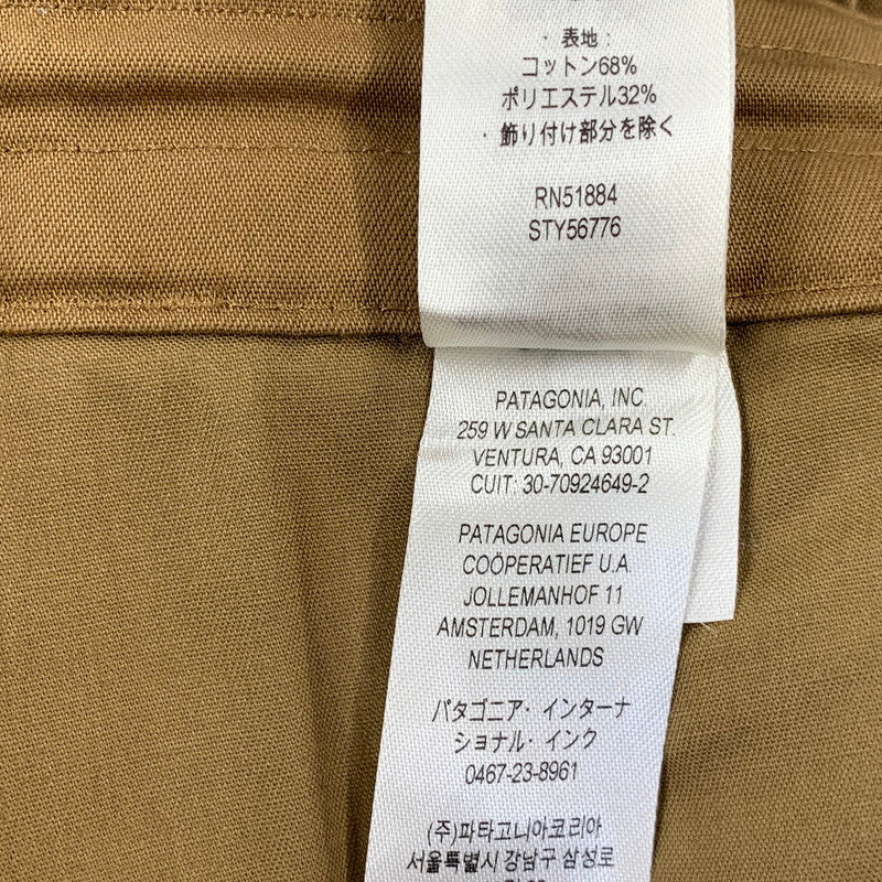 【中古品】【メンズ】 patagonia パタゴニア TWILL TRAVELER PANTS STY56776 ツイル トラベラー パンツ 155-260903-as-41-izu サイズ：M カラー：ブラウン系 万代Net店