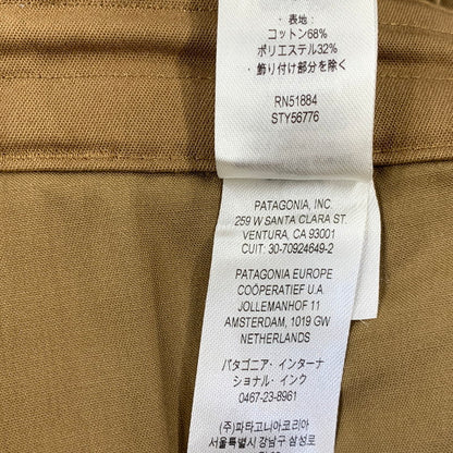 【中古品】【メンズ】 patagonia パタゴニア TWILL TRAVELER PANTS STY56776 ツイル トラベラー パンツ 155-260903-as-41-izu サイズ：M カラー：ブラウン系 万代Net店