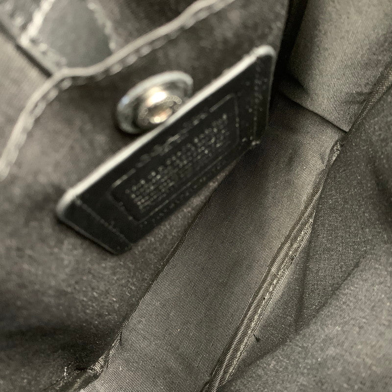 【中古品】【メンズ/レディース】 COACH コーチ F54788 シグネチャー PVC SHOULDER BAG ショルダー バッグ カバン 鞄 188-260827-cs-25-izu カラー：ブラック 万代Net店