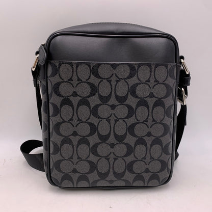 【中古品】【メンズ/レディース】 COACH コーチ F54788 シグネチャー PVC SHOULDER BAG ショルダー バッグ カバン 鞄 188-260827-cs-25-izu カラー：ブラック 万代Net店